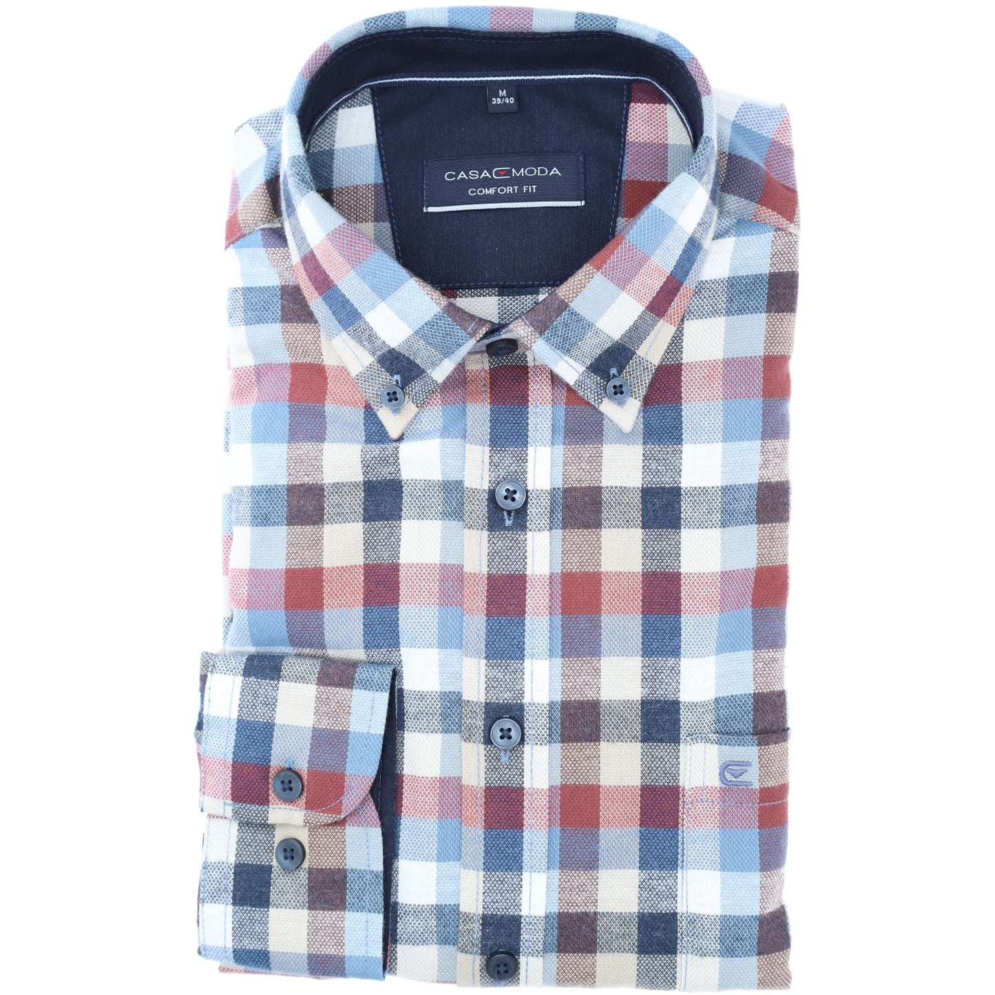 Casa Moda Herren Hemd in blau