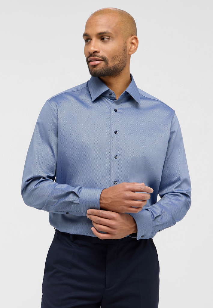 eterna Herren Hemd in blau