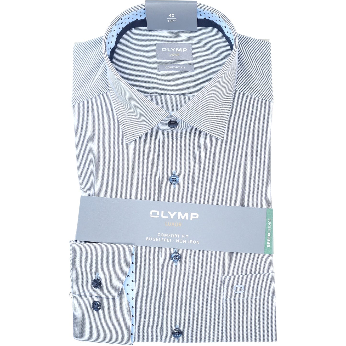 Olymp_CF Herren Hemd in blau