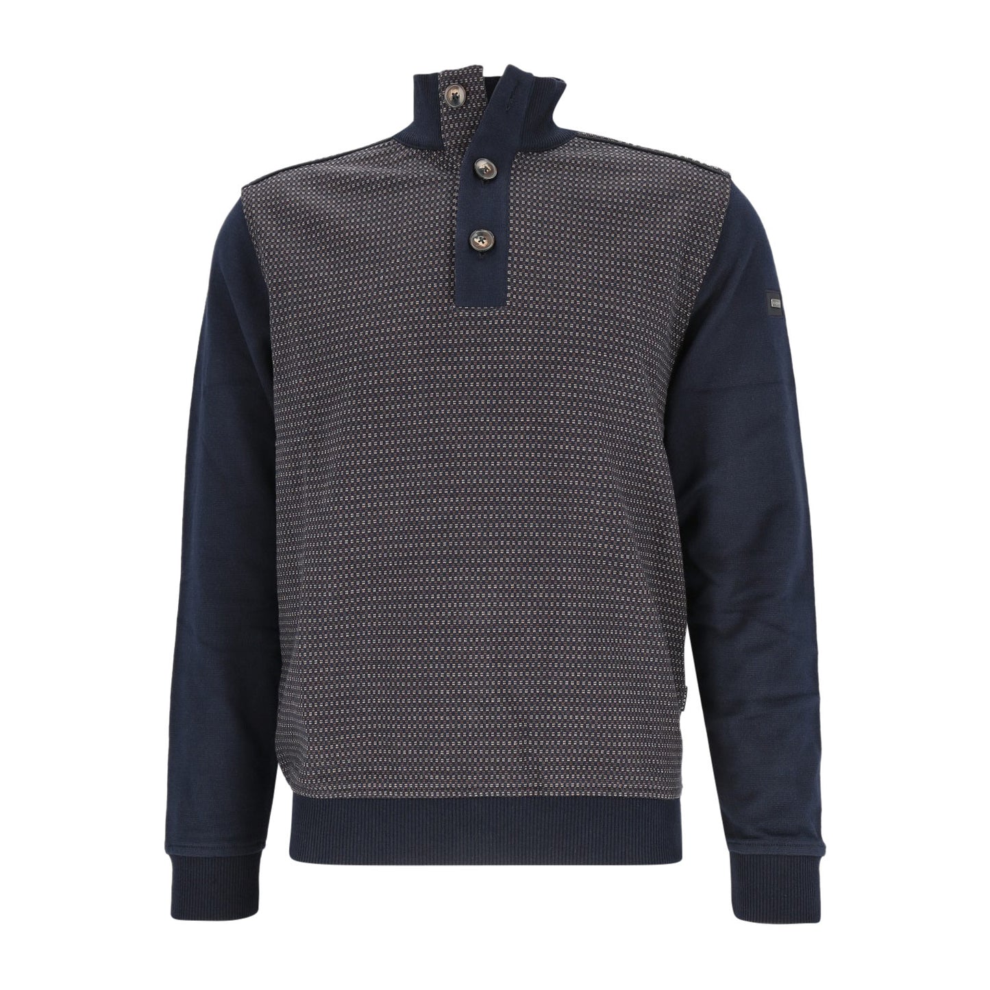 Bugatti Herren Sweat-Shirt in lila
