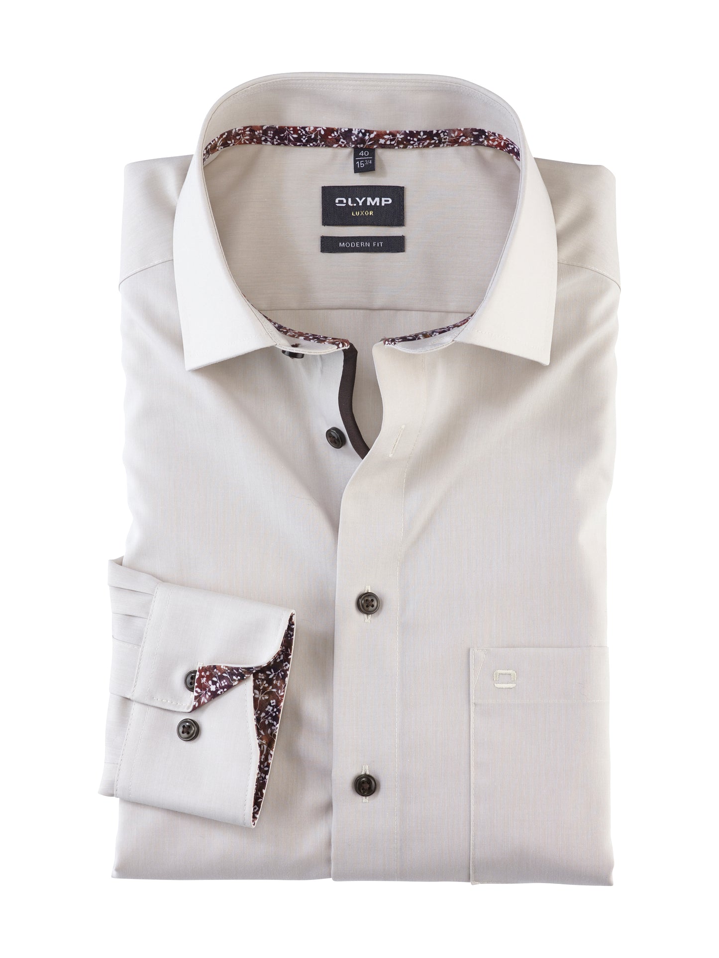 Olymp_MF Herren Hemd in beige