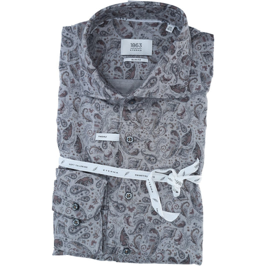eterna Herren Hemd in silber