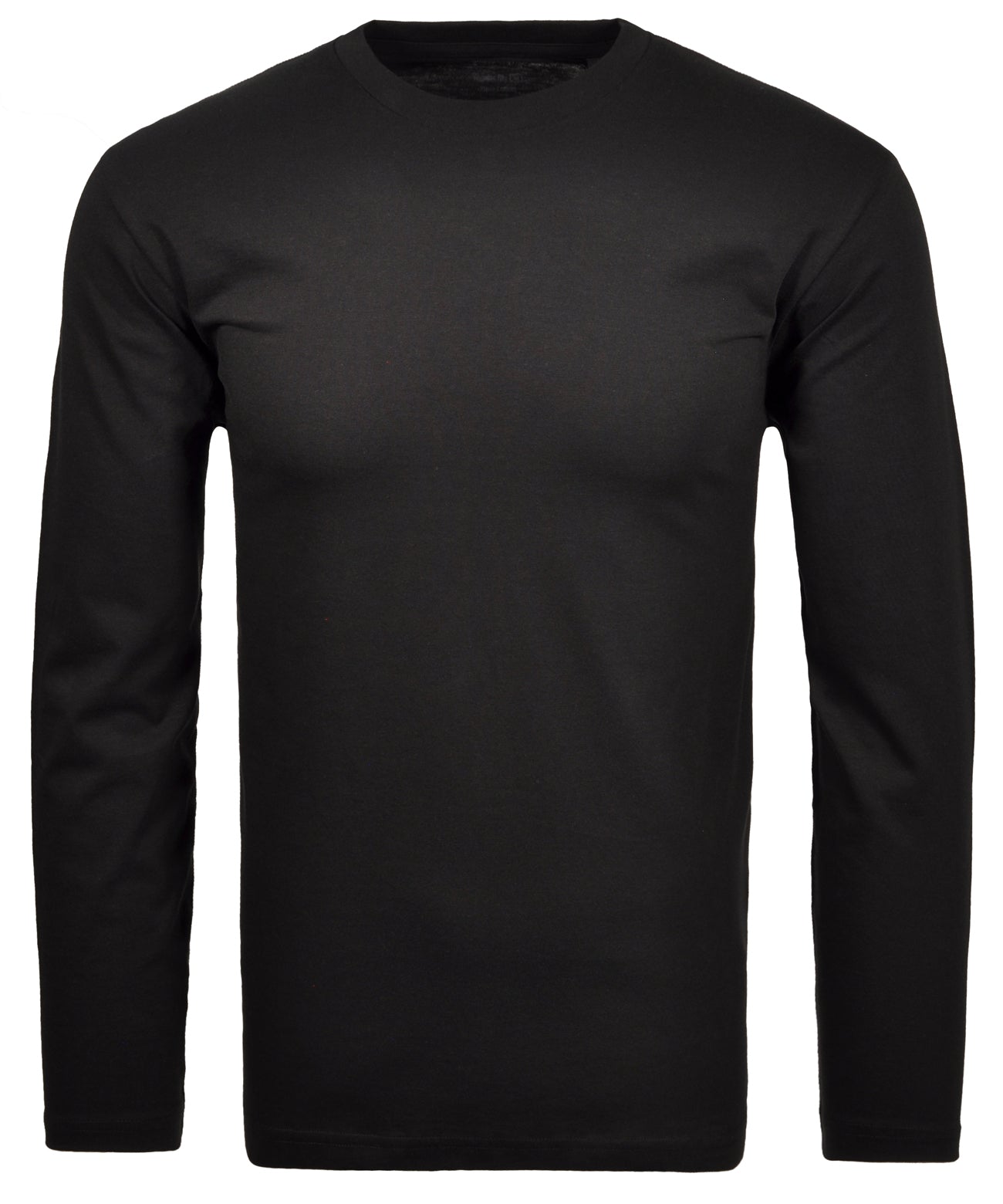 Ragman Herren Long Sleeve in schwarz