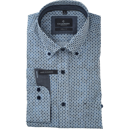 Casa Moda Herren Hemd in blau