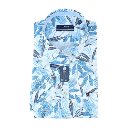 Hatico Herren Hemd in blau