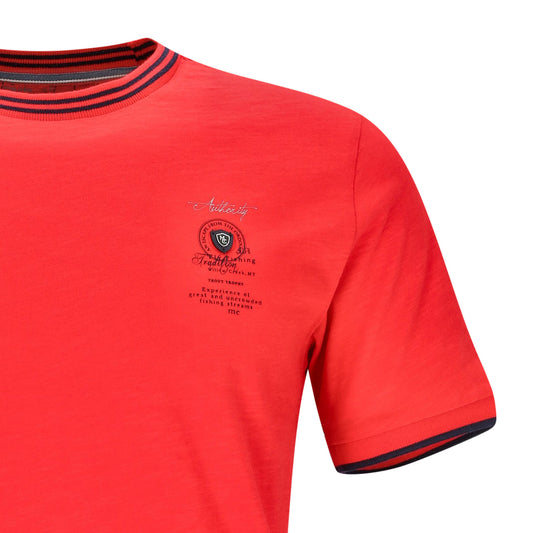 Mode Monte Carlo Herren T-Shirt in rot
