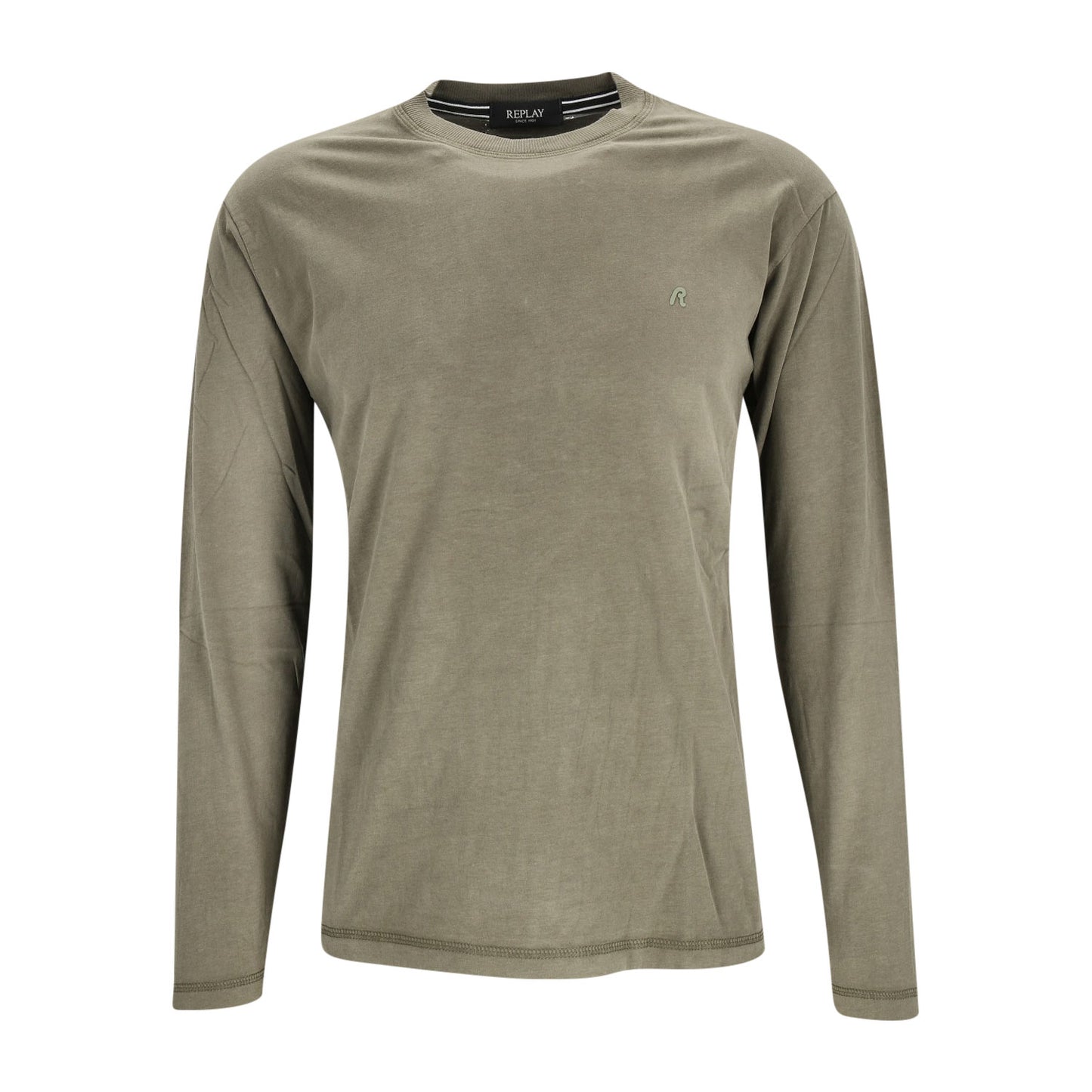 Replay Herren LongSleeve in oliv