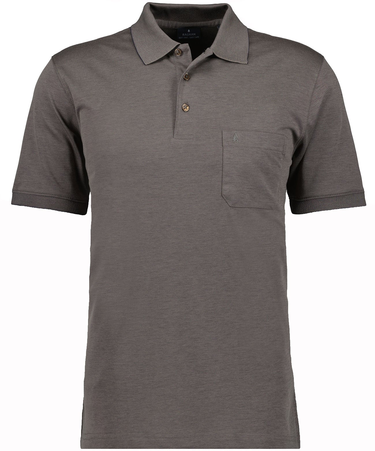 Ragman Herren Poloshirt in sand