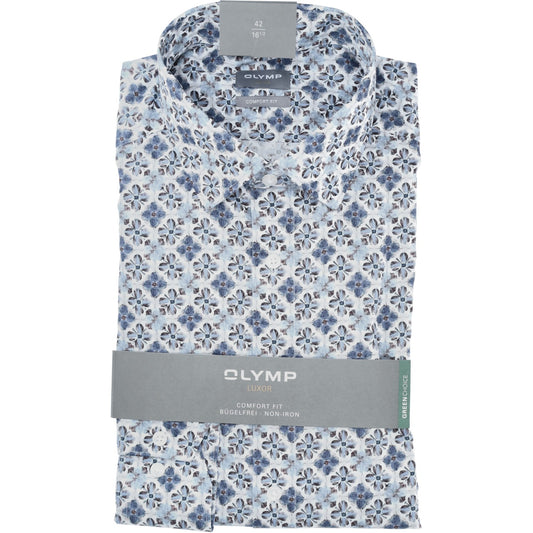 Olymp_CF Herren Hemd in blau