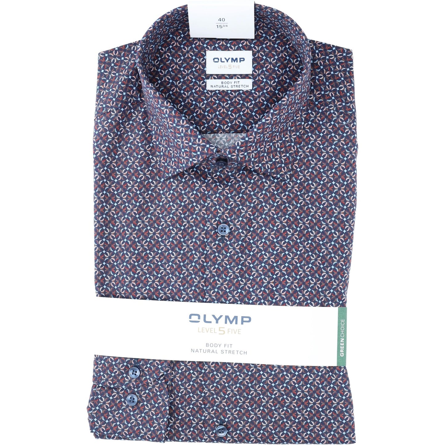 Olymp_BF Herren Hemd in blau