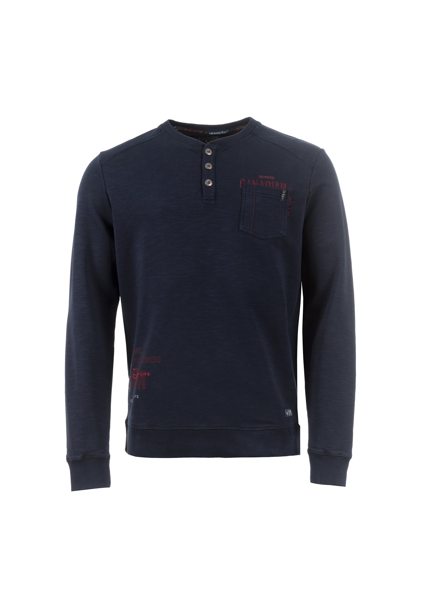 Questo Herren Sweatshirt in blau