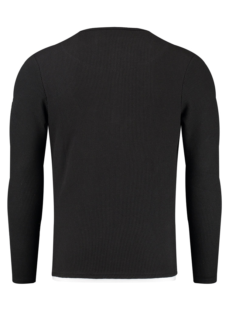 Key Largo Herren Sweat-Jacke in schwarz