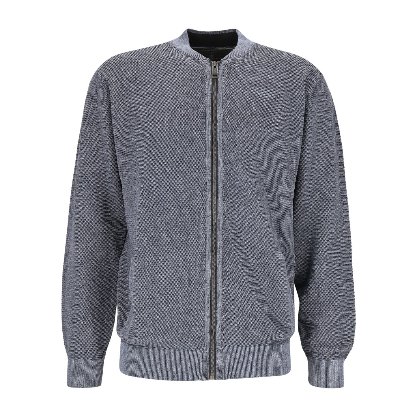Casa Moda Herren Strickjacke in silber