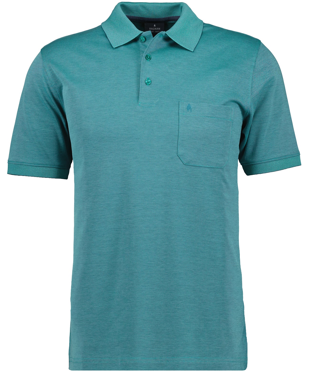 Ragman Herren Poloshirt in grün