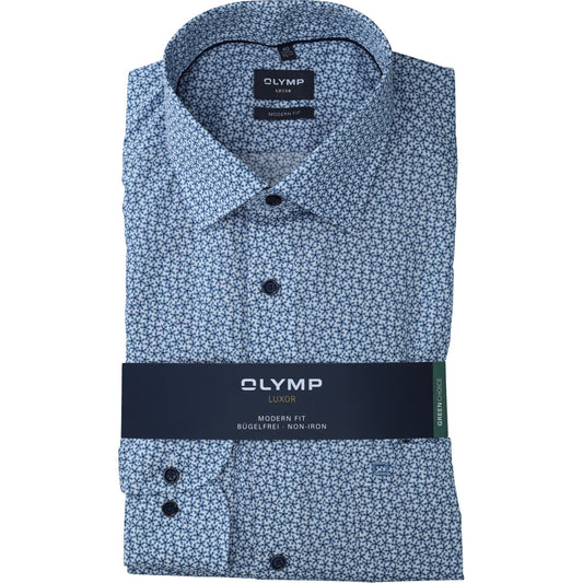 Olymp_MF Herren Hemd in blau