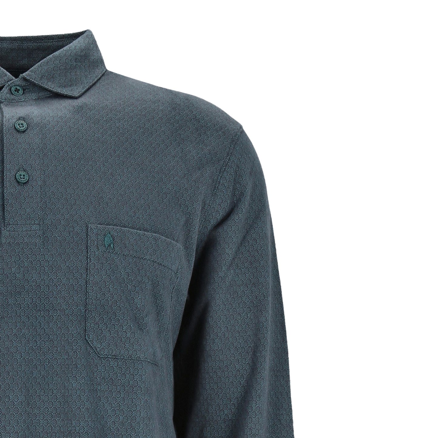 Ragman Herren Long Sleeve in grün