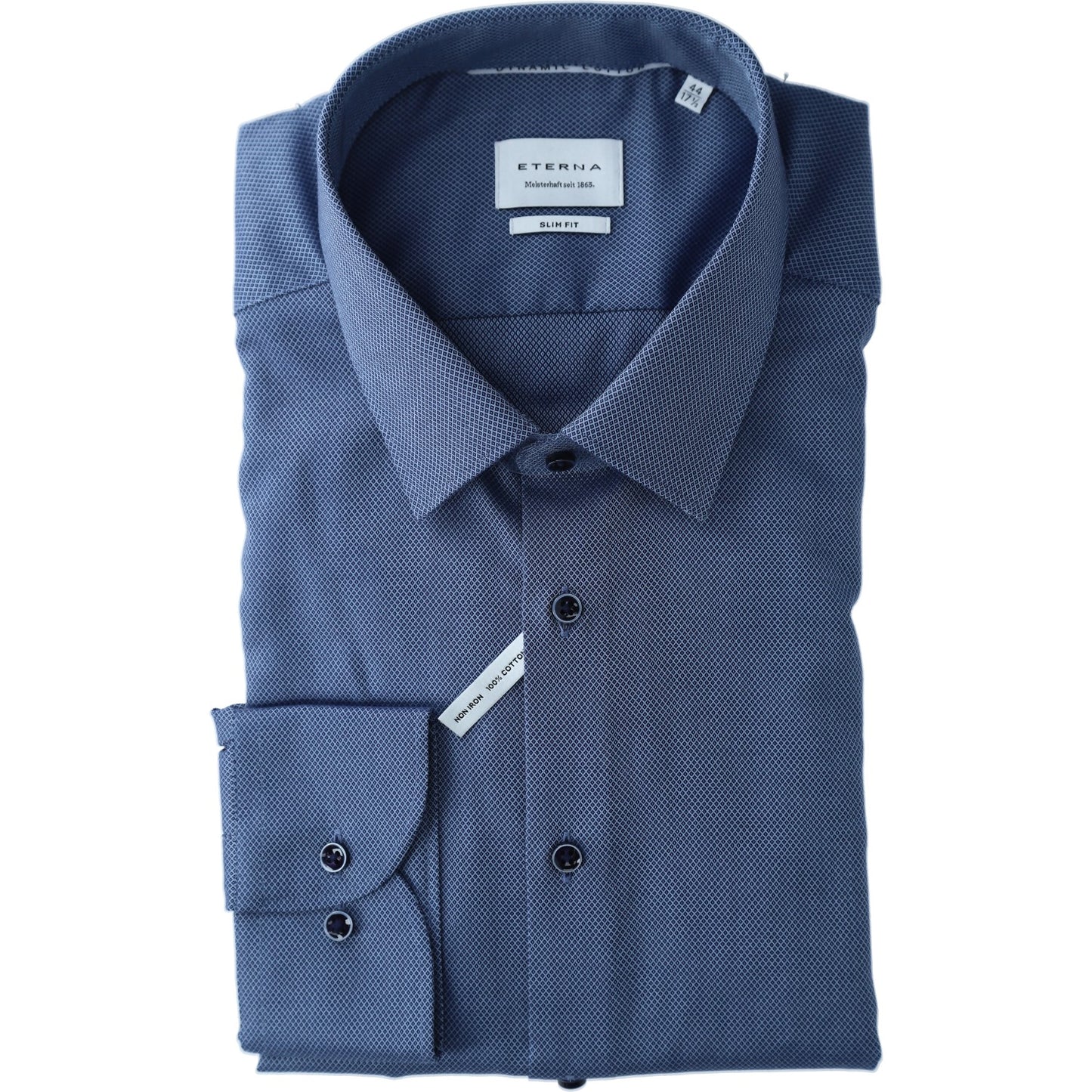 eterna Herren Hemd in blau