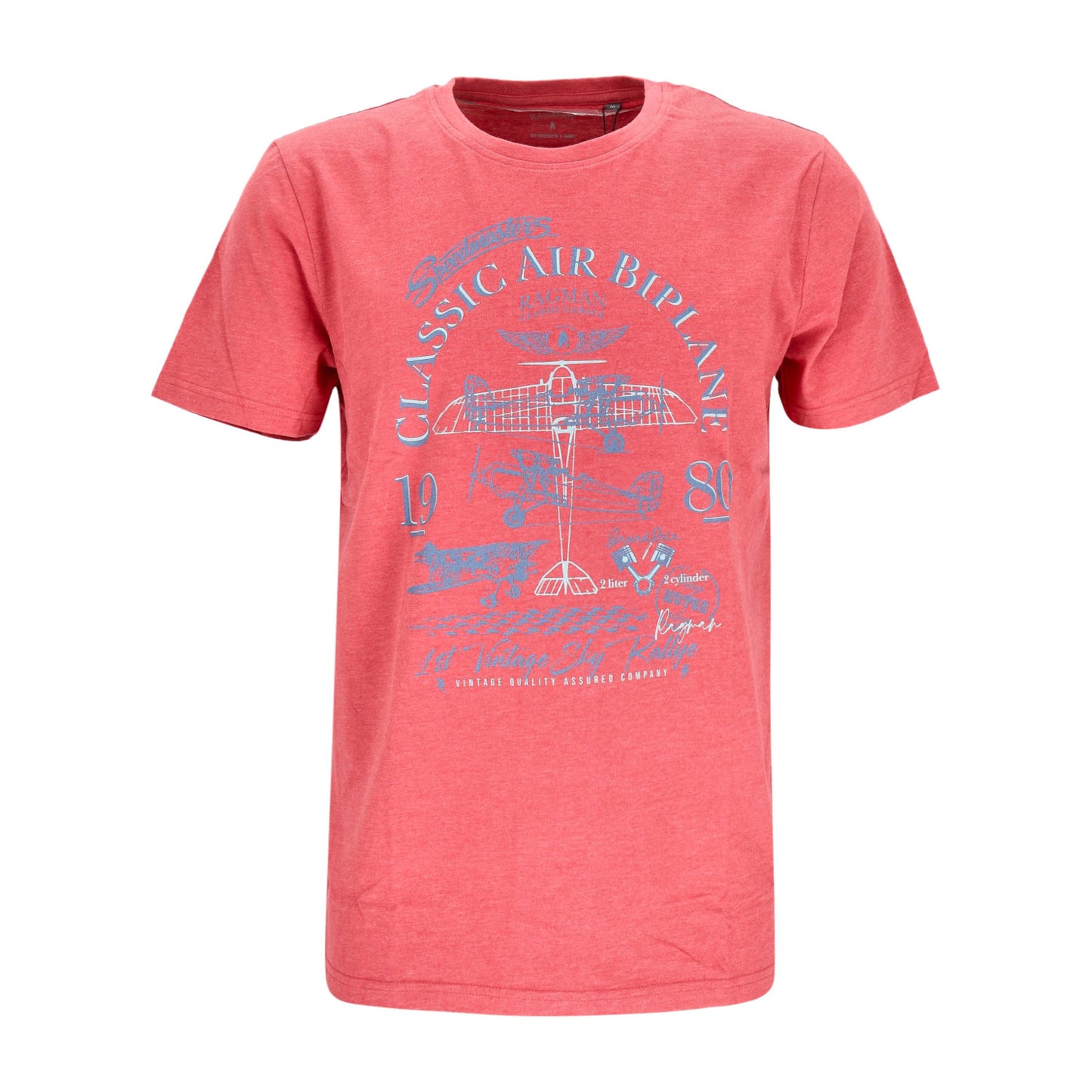 Ragman Herren T-Shirt in orange