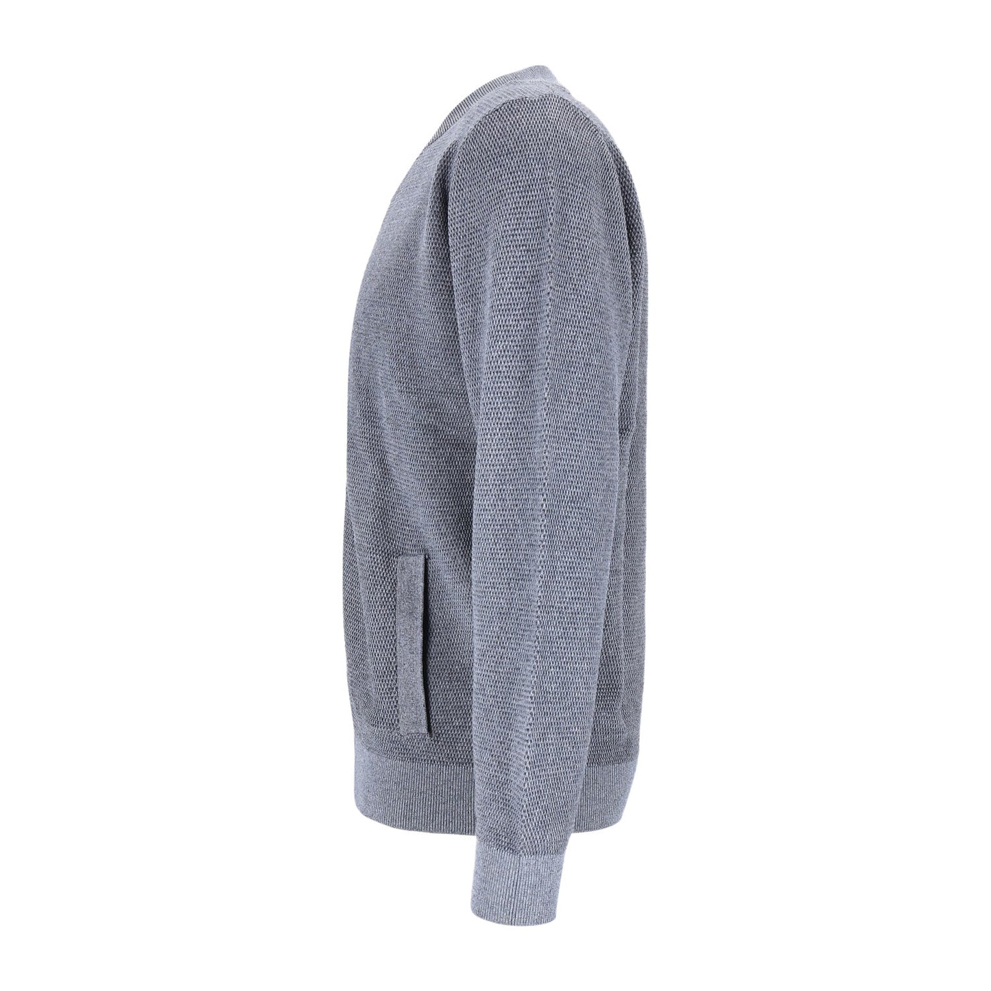 Casa Moda Herren Strickjacke in silber