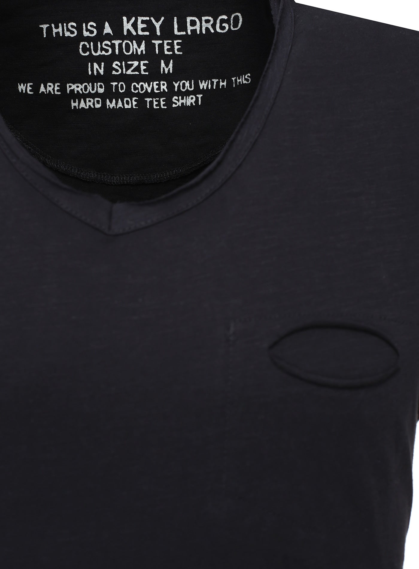 Key Largo Herren T-Shirt in schwarz