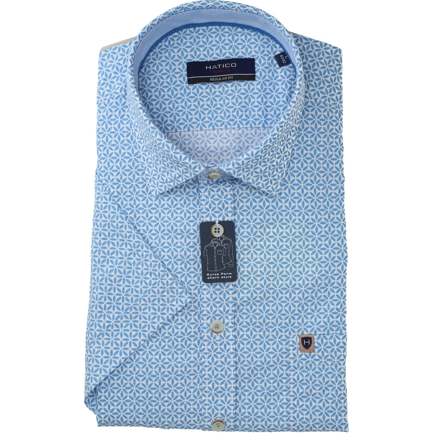 Hatico Herren Hemd in blau