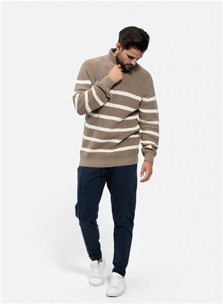 Key Largo Herren Pullover in taupe