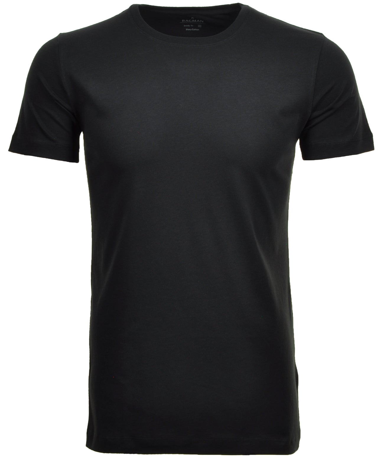 Ragman Herren T-Shirt in schwarz