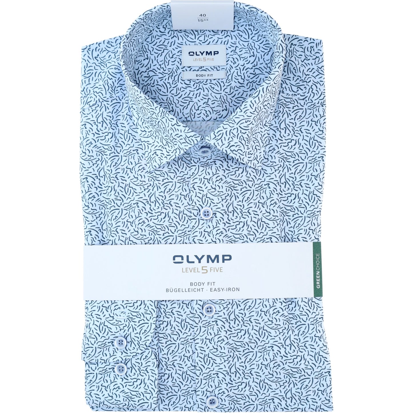 Olymp_BF Herren Hemd in blau