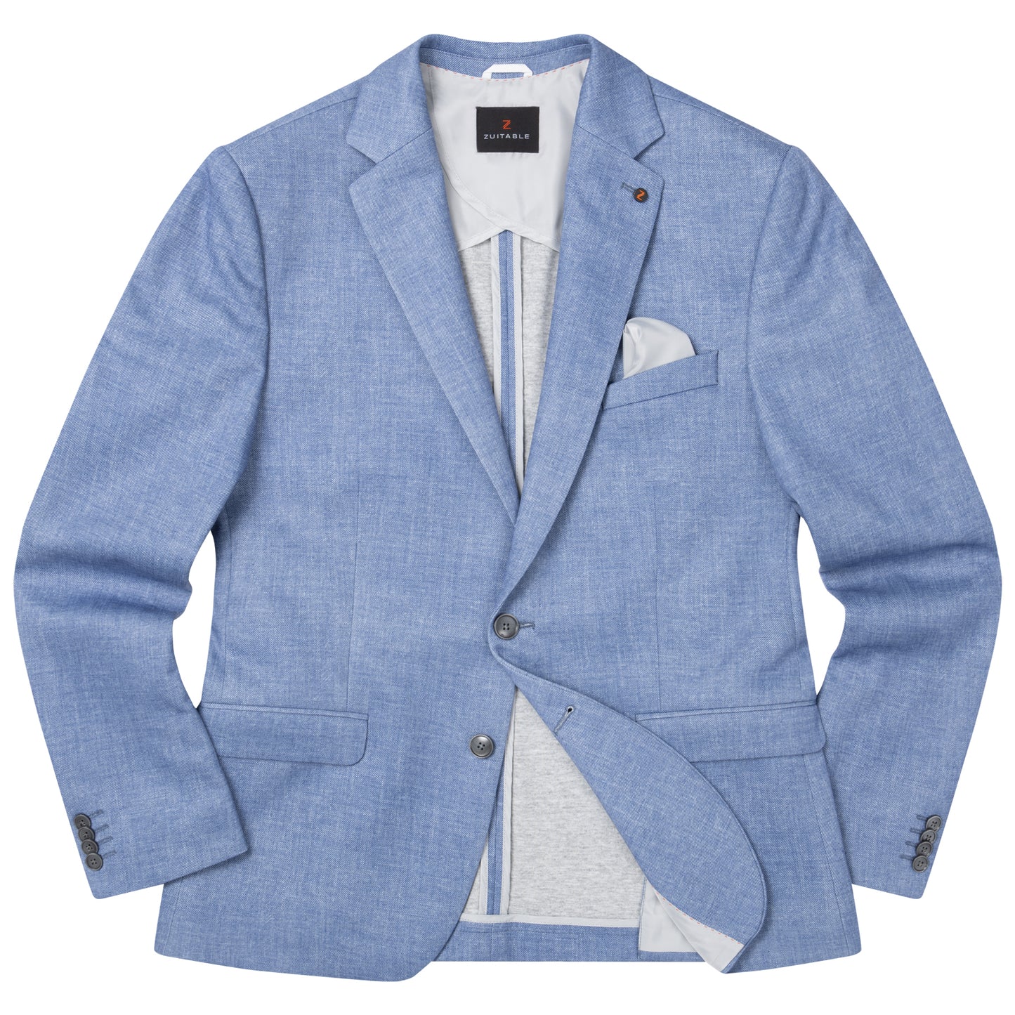 Zuitable_BF (BodyFit) Herren Sakko in blau