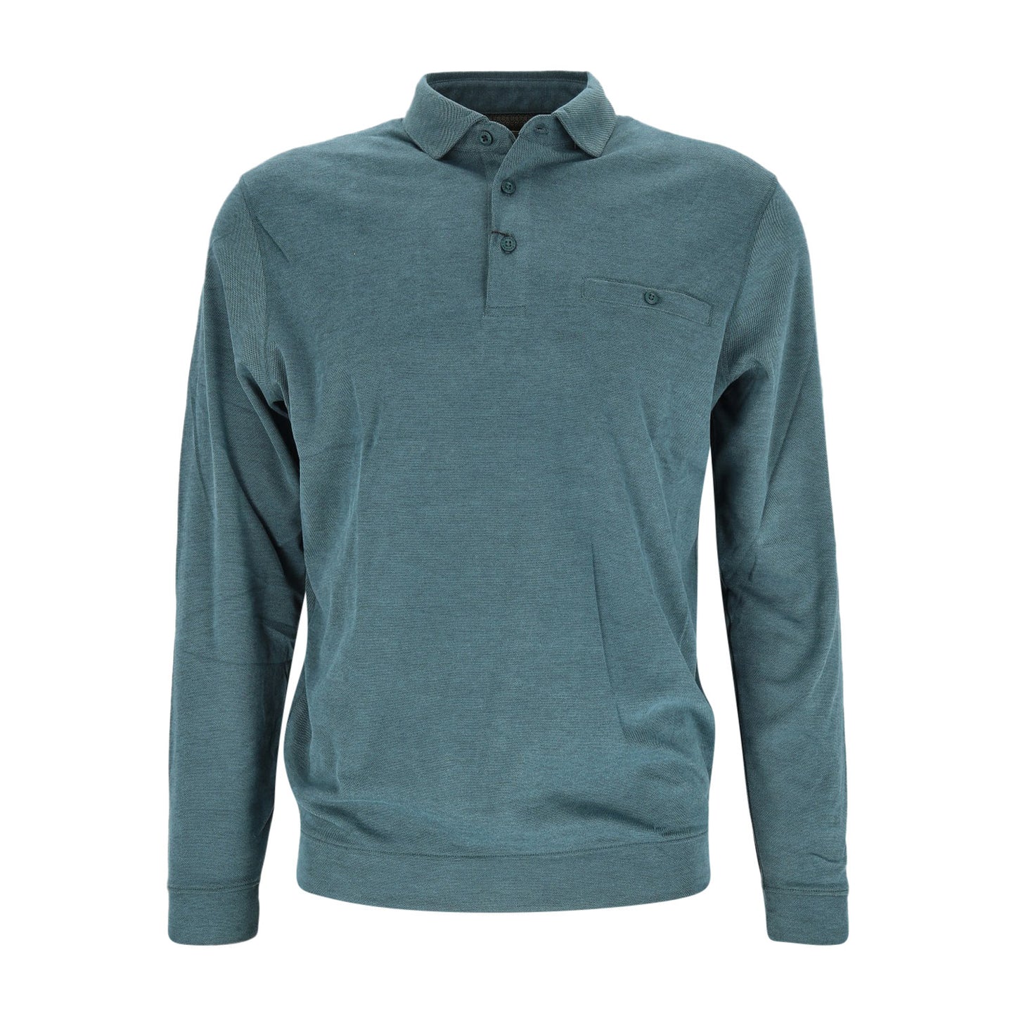 Ragman Herren Long Sleeve in grün