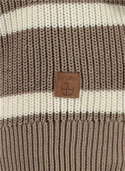 Key Largo Herren Pullover in taupe