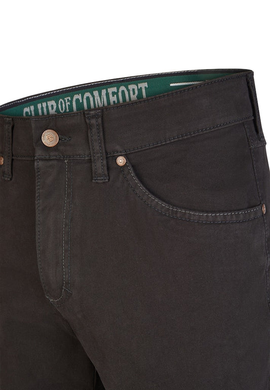 Club of Comfort Herren Hose in schwarz