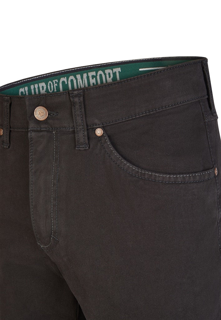 Club of Comfort Herren Hose in schwarz