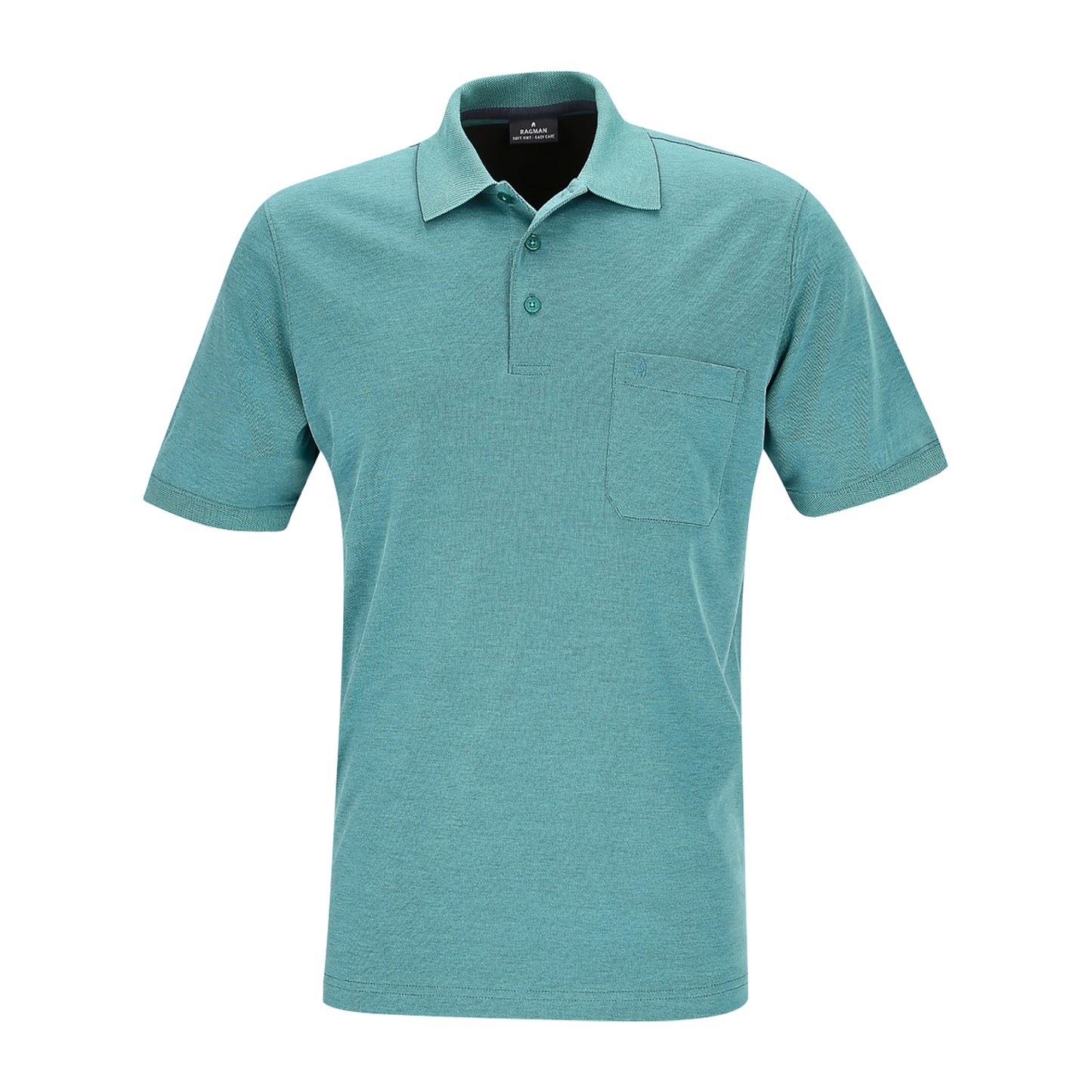 Ragman Herren Poloshirt in grün