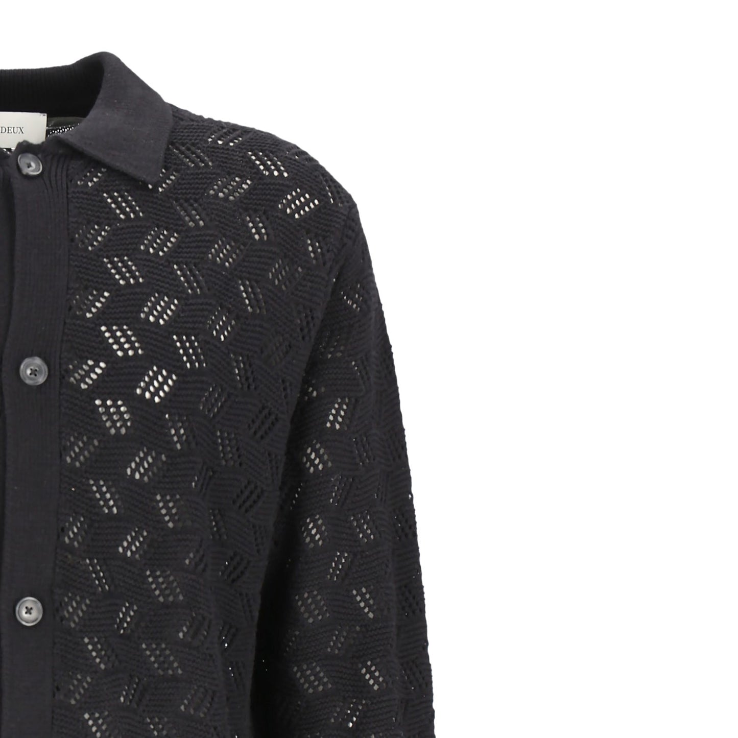 Les Deux Herren Strickjacke in schwarz