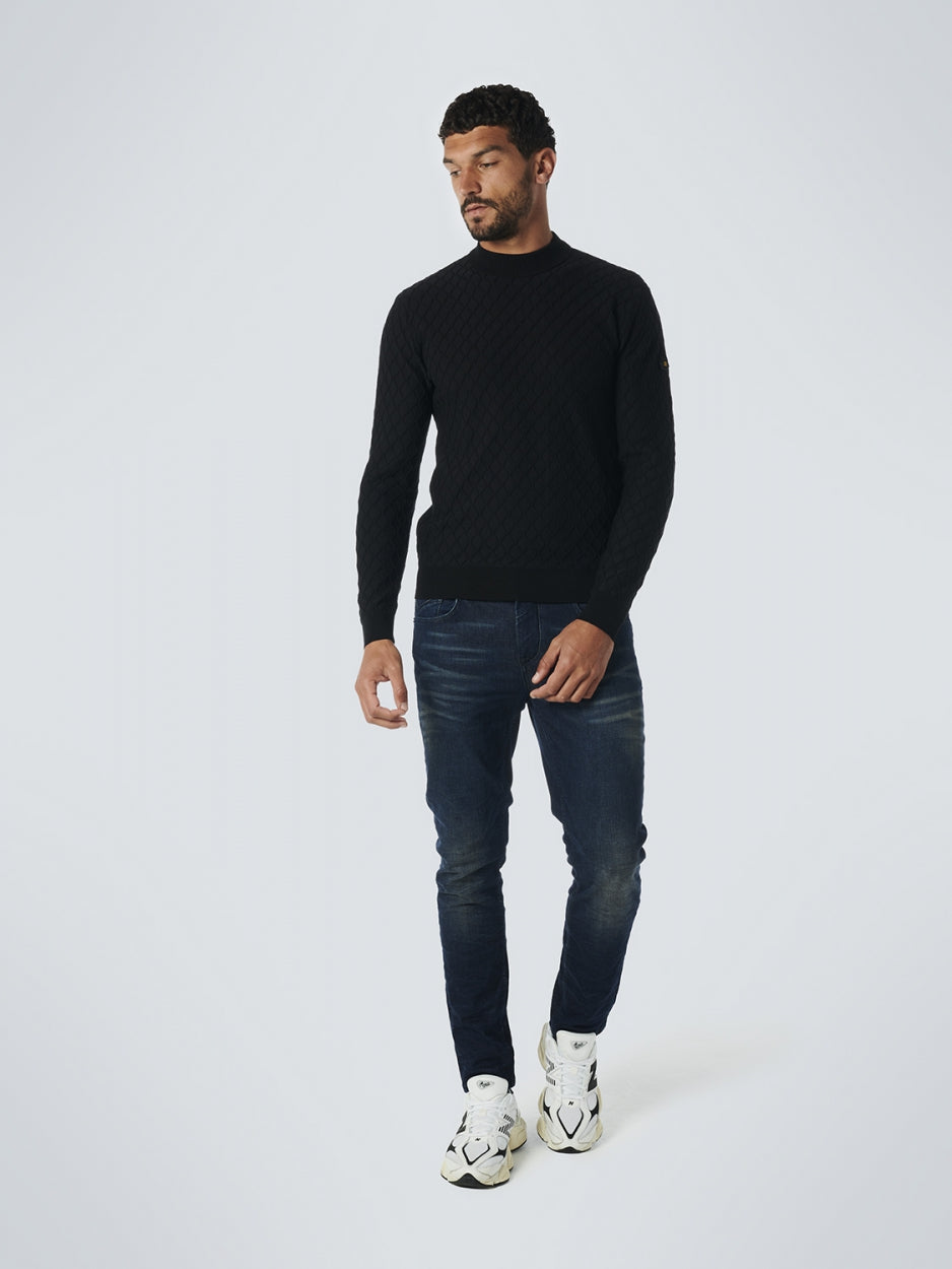 NoExcess Herren Pullover in schwarz