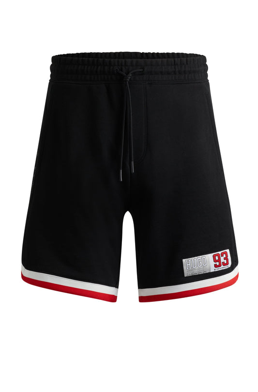 HUGO_Red Herren Short in schwarz