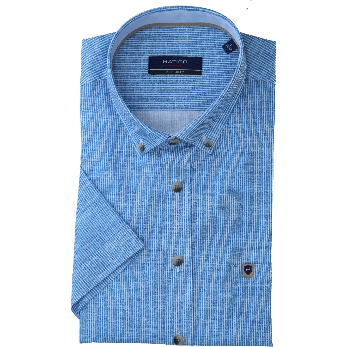 Hatico Herren Hemd in blau