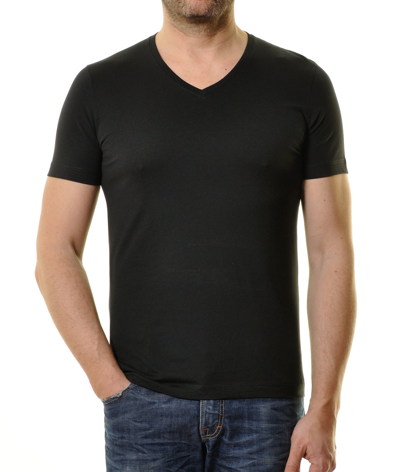 Ragman Unisex T-Shirt in schwarz