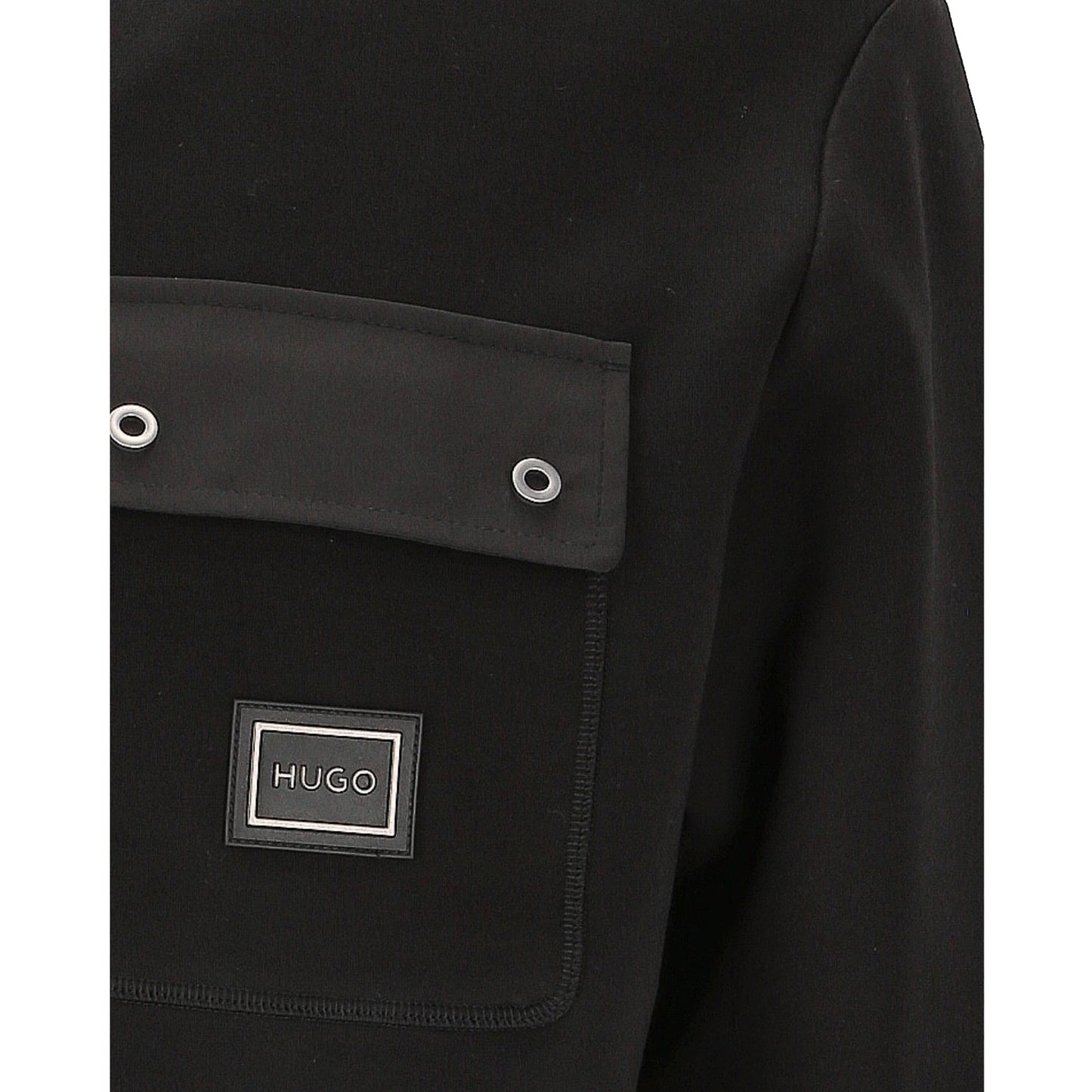 HUGO_Red Herren Sweat-Shirt in schwarz