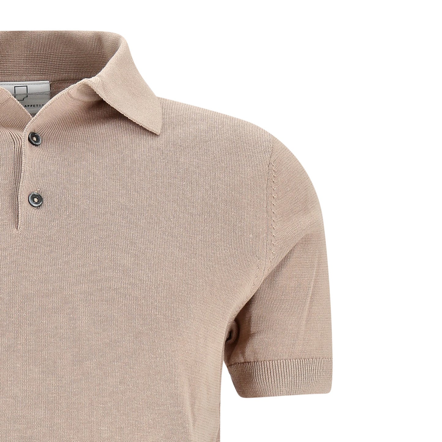 Born with Appetite Herren Poloshirt in sand