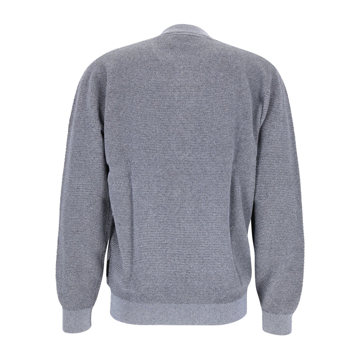 Casa Moda Herren Strickjacke in silber