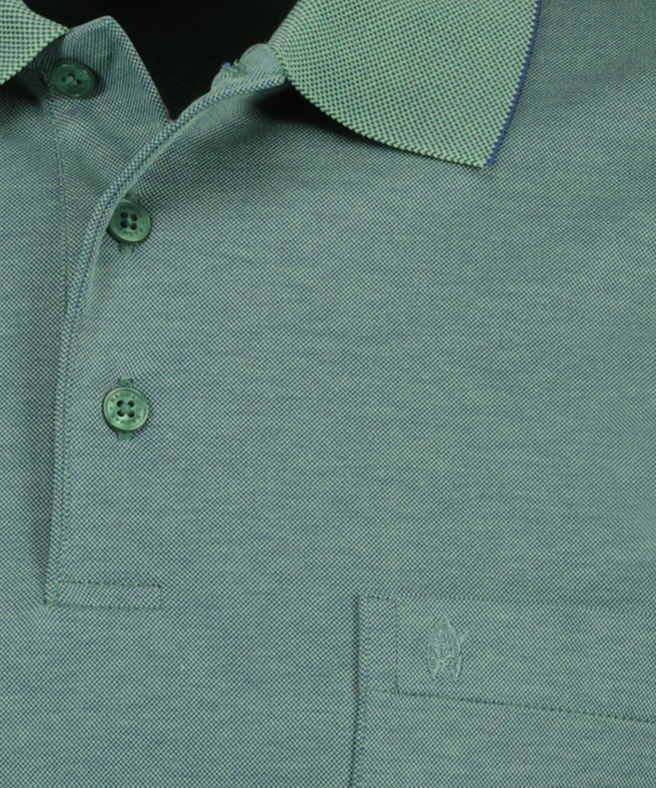 Ragman Herren Poloshirt in grün