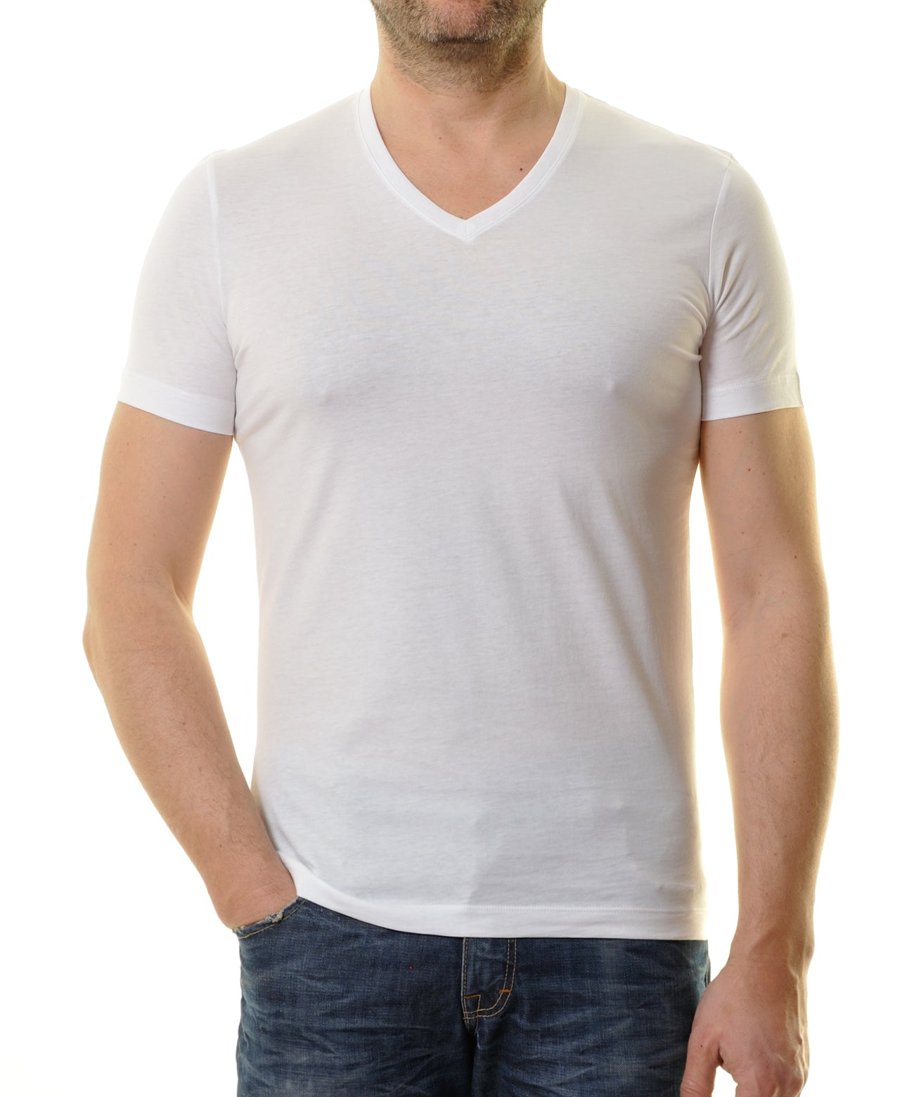 Ragman Unisex T-Shirt in weiß