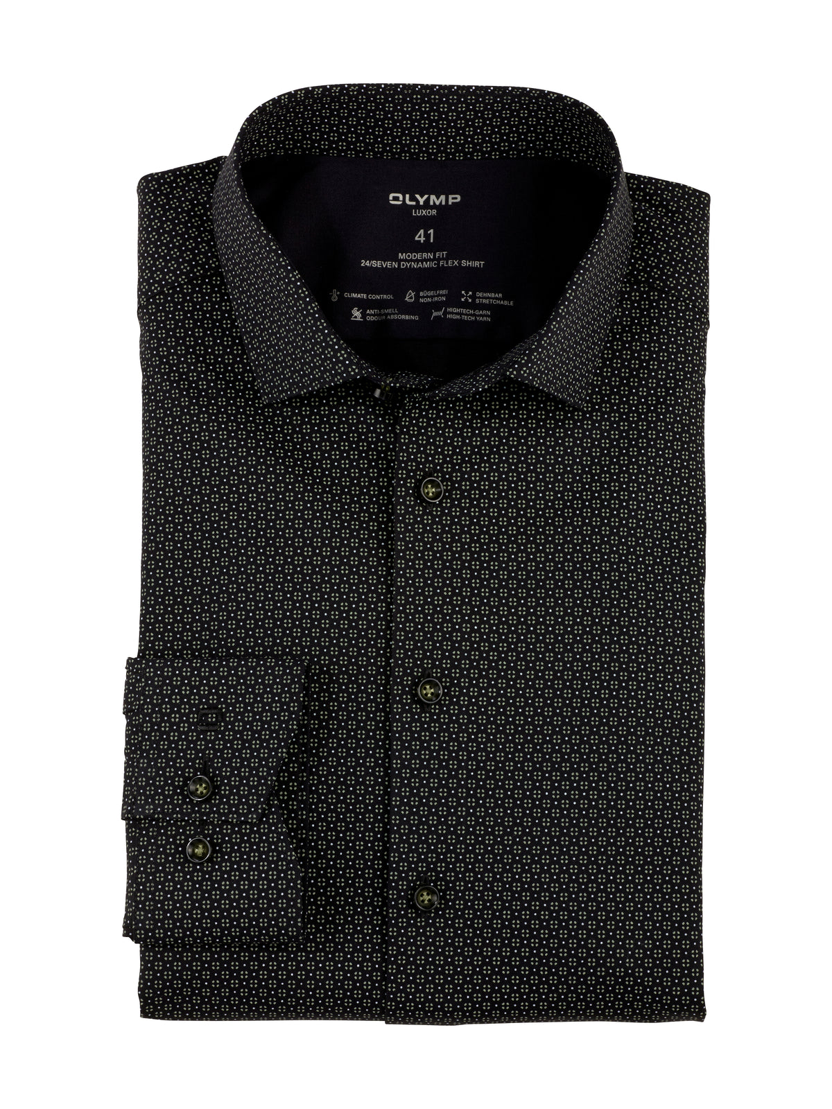 Olymp-Jersey_MF Herren  in schwarz