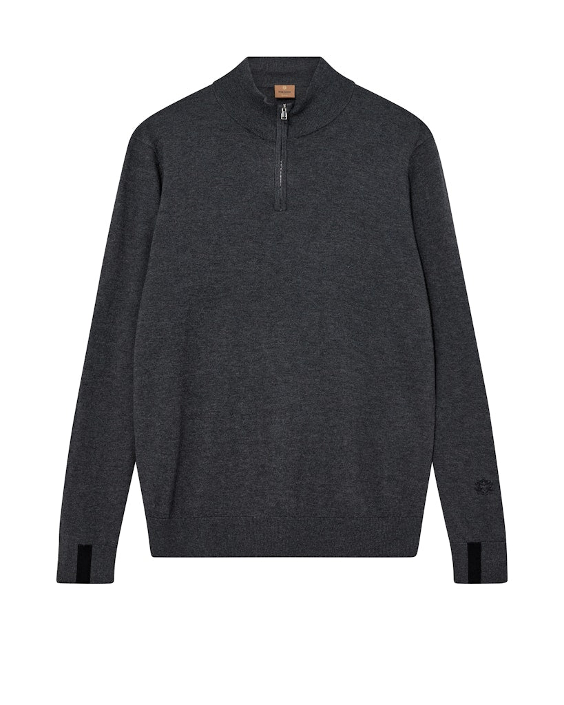Mos Mosh Galery Herren Pullover in grau