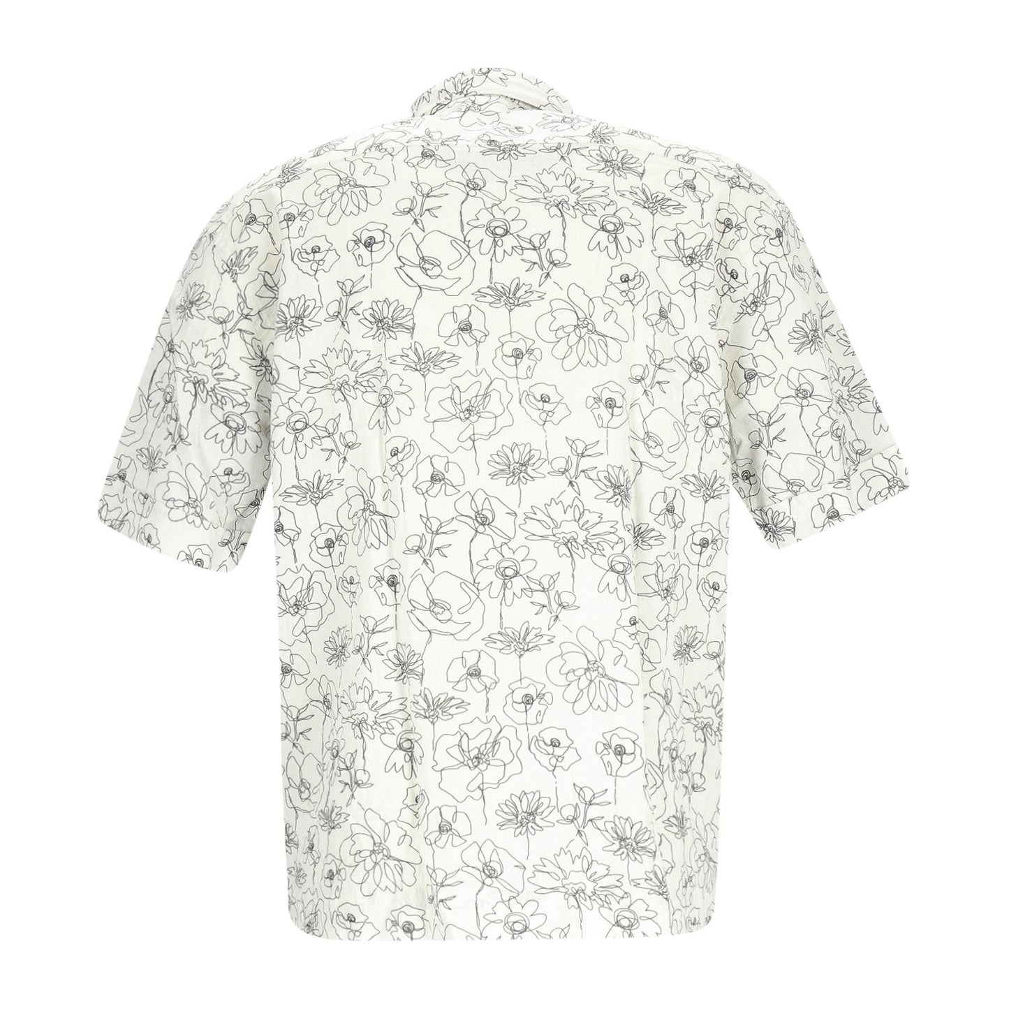 Two Flowers Herren Hemd in anthrazit